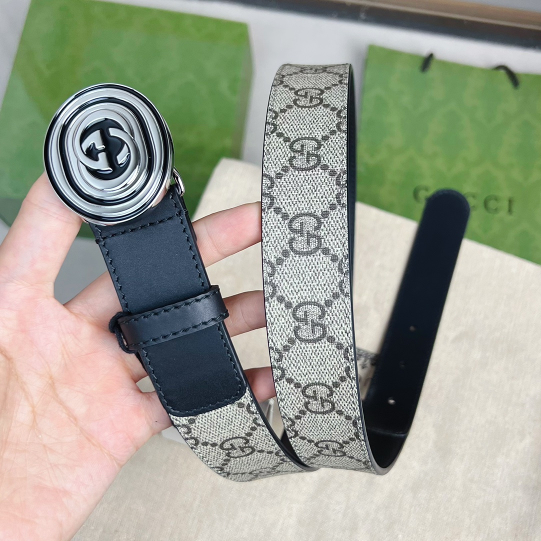 Gg supreme belt with g buckle fake online